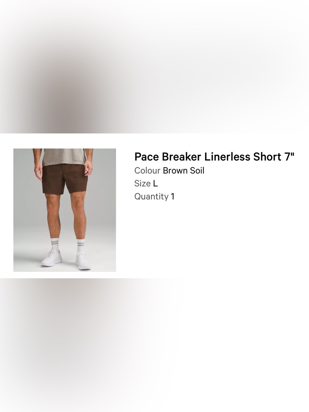 Pace Breaker Linerless 7" Shorts - Brown Soil